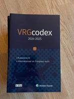 VRGcodex 2024-2025, Boeken, Ophalen of Verzenden, Zo goed als nieuw