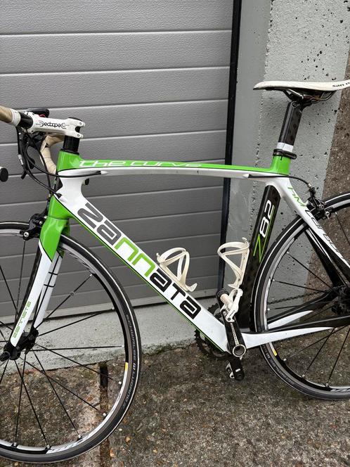 Racefiets / koersfiets Zanatta Z82 Carbon (framemaat 56), Fietsen en Brommers, Fietsen | Racefietsen, Zo goed als nieuw, Carbon