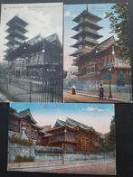 3 cartes postales Jardin japonais à Laeken, Collections, Cartes postales | Belgique, Affranchie, Bruxelles (Capitale), Envoi, Avant 1920