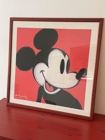 Lithographie d'Andy Warhol, Mickey Mouse, numérotée