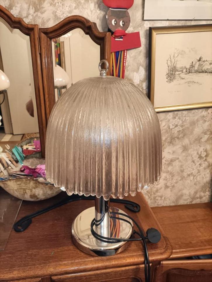 Lampe Tulipe - Style Rene Lalique, Antiek en Kunst, Antiek | Verlichting, Ophalen