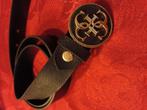 Heel mooie lederen riem "GUESS "  e, Ophalen of Verzenden, Zwart
