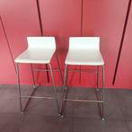 2 barkrukken Ikea, Huis en Inrichting, Ophalen, Met voetsteun, 60 tot 90 cm, Zo goed als nieuw