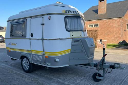 Eriba Touring Puck + originele voortent + luifel, Caravans en Kamperen, Caravans, Particulier, tot en met 2, tot 500 kg, Standaardzit