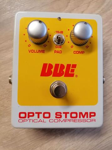 BBE Opto Stomp-compressor beschikbaar voor biedingen