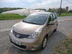 Nissan note acenta 91291 km GPS garantie 1 an, Auto's, Nissan, Zwart, 4 cilinders, 65 kW, Beige