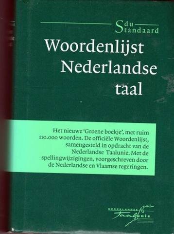 woordenlijst nederlandse taal 