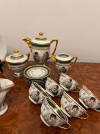 Moka set porselein, Ophalen