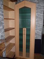 Meuble vitrine 2 portes, Ophalen, 200 cm of meer, 25 tot 50 cm, Overige houtsoorten