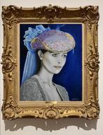 “Portret van een edelvrouw” Schilderij, Antiek en Kunst, Verzenden