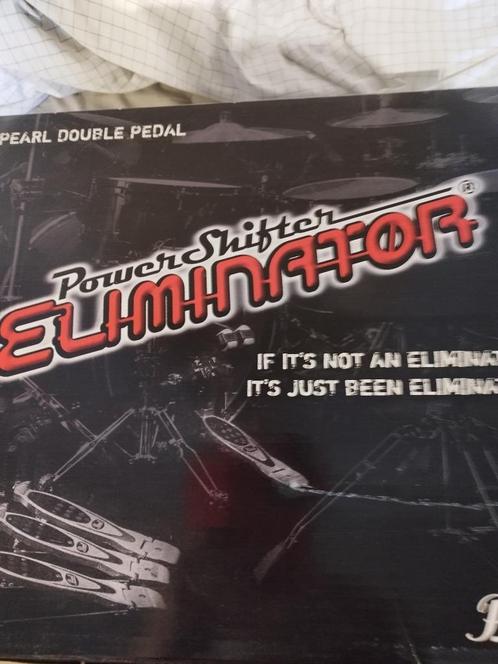 Pearl Eliminator dubbel pedaal zo goed als nieuw, Muziek en Instrumenten, Drumstellen en Slagwerk, Zo goed als nieuw, Pearl, Ophalen