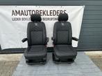 Twee voor stoelen met Zwart leder voor VW Transporter T5 T6, Ophalen, Nieuw, Volkswagen