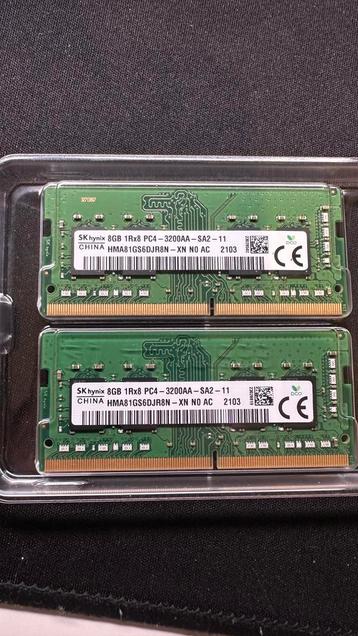 Ram ddr 2x 8gb beschikbaar voor biedingen