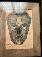 7 prachtige tekeningen geometrisch kubisme jaren 20/30, Ophalen of Verzenden