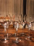 Prachtige 6 kristallen wijn glazen, Ophalen of Verzenden