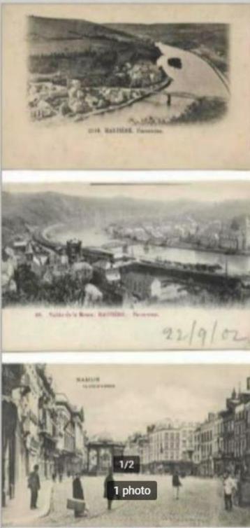 Anciennes cartes postales de la province de Namur beschikbaar voor biedingen