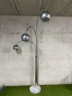 Staanlamp met marmeren voet, Huis en Inrichting, Lampen | Vloerlampen, Ophalen, Gebruikt, 150 tot 200 cm
