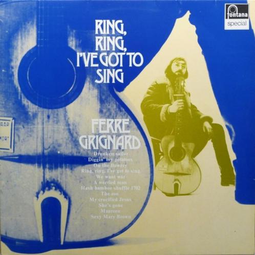 FERRE GRIGNARD – Ring, Ring, I've Got To Sing ( LP Belpop ), Cd's en Dvd's, Vinyl | Rock, Ophalen of Verzenden