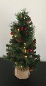 Kerstboompje met verlichting 60 cm hoog, Zo goed als nieuw, Ophalen