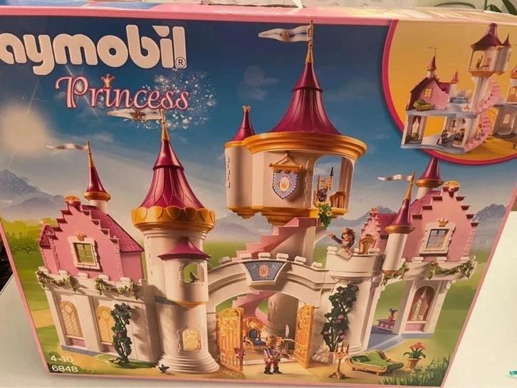Playmobil Grand chateau de princesse (6848) + 6851+6854, Kinderen en Baby's, Speelgoed | Playmobil, Zo goed als nieuw, Ophalen of Verzenden
