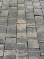 Getrommelde two-tone betonklinkers 20cm, grijs, 5j, Tuin en Terras, Ophalen, Klinkers, Zo goed als nieuw, 10 m² of meer