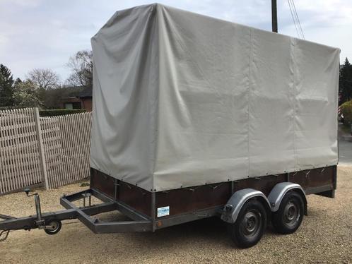 2 assige dekzeil aanhanger, Auto diversen, Aanhangers en Bagagewagens, Zo goed als nieuw, Ophalen