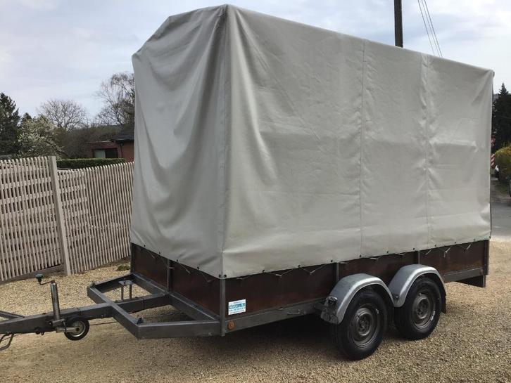 2 assige dekzeil aanhanger, Auto diversen, Aanhangers en Bagagewagens, Zo goed als nieuw, Ophalen