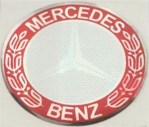 Mercedes 3D doming sticker #6, Auto diversen, Autostickers, Verzenden