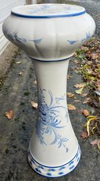 Plantenstandaard keramiek stijl Delfts blauw, Antiek en Kunst, Antiek | Vazen, Ophalen