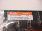 jw0631: geheugen voor laptop 512MB  Hynix PC2700S-25330 DDR, Computers en Software, Ophalen of Verzenden, DDR, Laptop, Gebruikt