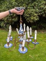 Handgeschilderde Delfts Blauwe Luchter, Antiek en Kunst, Ophalen