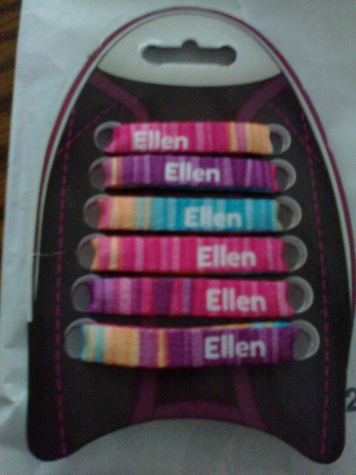 Naamveters in fraaie kleuren –  Vermelding naam = ELLEN, Kleding | Dames, Schoenen, Zo goed als nieuw, Overige typen, Overige kleuren