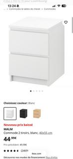 2 table de nuit malm, Ophalen, Zo goed als nieuw