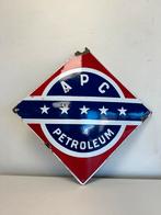 Ancien panneau publicitaire APC Petrol, Enlèvement ou Envoi, Utilisé, Panneau publicitaire