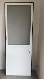 metalen hordeur - vliegendeur, Bricolage & Construction, Porte moustiquaire, Enlèvement, Utilisé, Moins de 80 cm