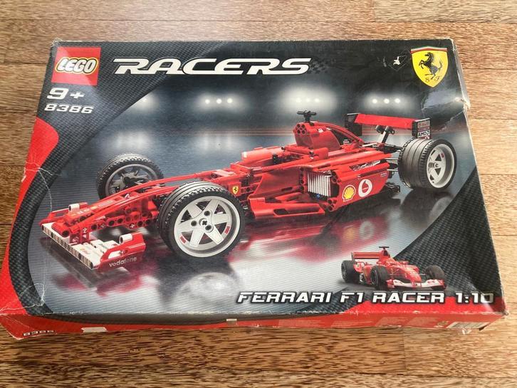 LEGO Racers Ferrari (8386), Kinderen en Baby's, Speelgoed | Duplo en Lego, Gebruikt, Lego, Complete set, Ophalen