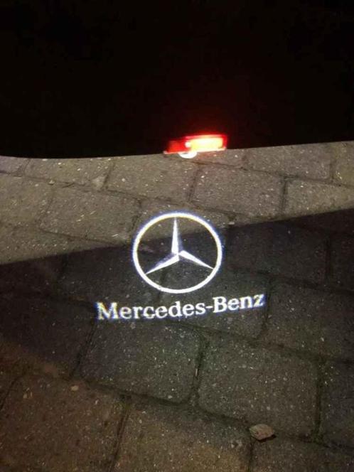 Deur led MERCEDES logo, Auto-onderdelen, Verlichting, Mercedes-Benz, Nieuw, Ophalen of Verzenden