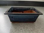 Pot voor bonsai, Steen, Zo goed als nieuw, Rechthoekig, Tuin