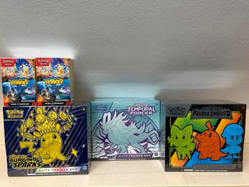 Pokémon Scarlet & Violet - Elite trainer box - booster beschikbaar voor biedingen