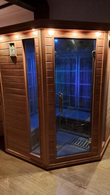 Deluxe Infrarood sauna Hoekcabine beschikbaar voor biedingen