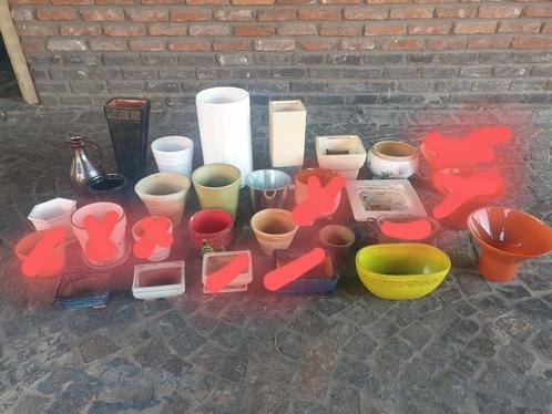 Bloempotten en vazen, Tuin en Terras, Bloempotten, Gebruikt, Aardewerk, Ophalen of Verzenden