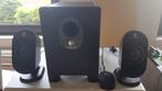 Logitech X210 2.1 Lautsprecher System, Computers en Software, Pc speakers, Audiokanaal 2.1, Ophalen of Verzenden, Zo goed als nieuw