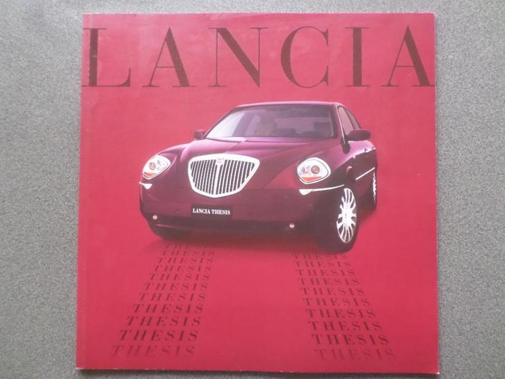 Brochure Lancia Thesis, Livres, Autos | Brochures & Magazines, Enlèvement ou Envoi