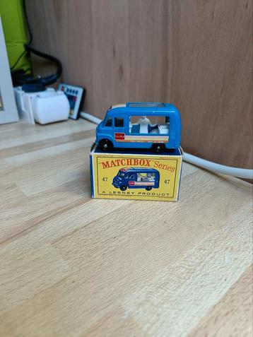 Boutique mobile Matchbox Lesney 47 ICE-CREAM et D-box, Enlèvement ou Envoi, Comme neuf