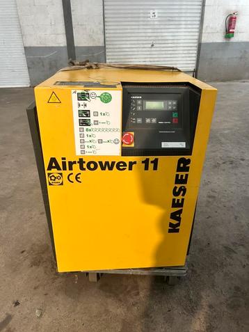 Kaeser compressor Airtower 11 in perfecte staat!!, Ophalen, Gebruikt, 10 bar of meer