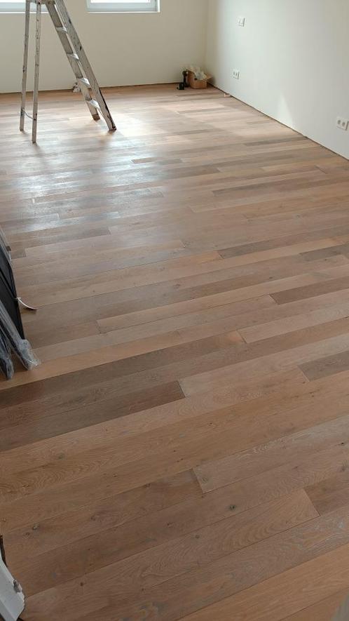 Eiken parket massief, Doe-het-zelf en Bouw, Hout en Planken, Gebruikt, Eiken, Minder dan 25 mm, Ophalen