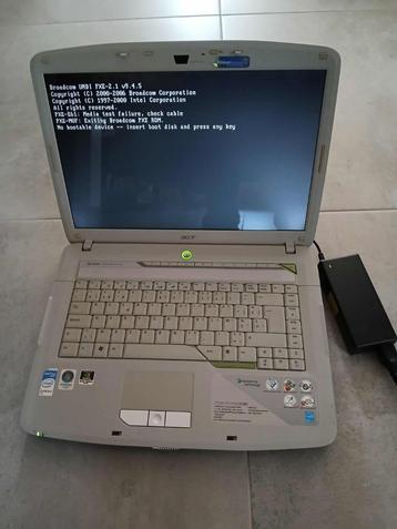 laptop acer aspire 5720g + adapter beschikbaar voor biedingen