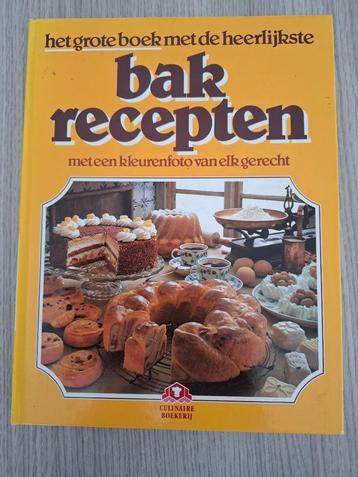 Kookboek bakrecepten beschikbaar voor biedingen