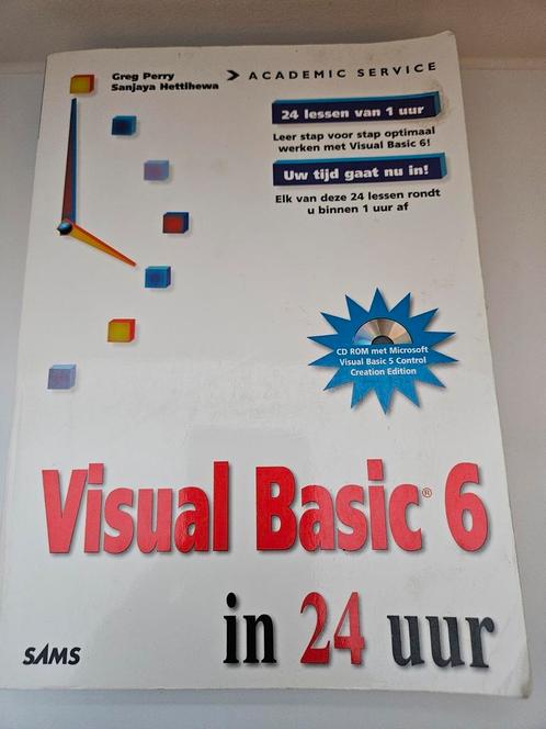 G. Perry - Visual Basic 6 in 24 uur boek, Livres, Informatique & Ordinateur, Comme neuf, Enlèvement ou Envoi