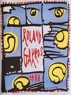 Alechinsky - Originele Affiche - Roland Garros - 1988, Antiek en Kunst, Ophalen of Verzenden